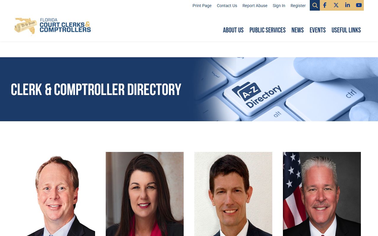 Florida Clerks Find a Clerk tool for marriage license